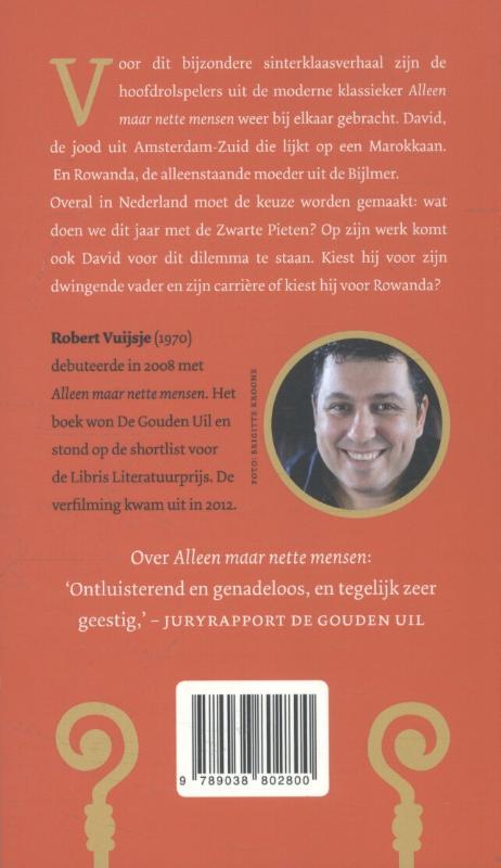 Achterkant van Alleen maar nette mensen vieren Sinterklaas