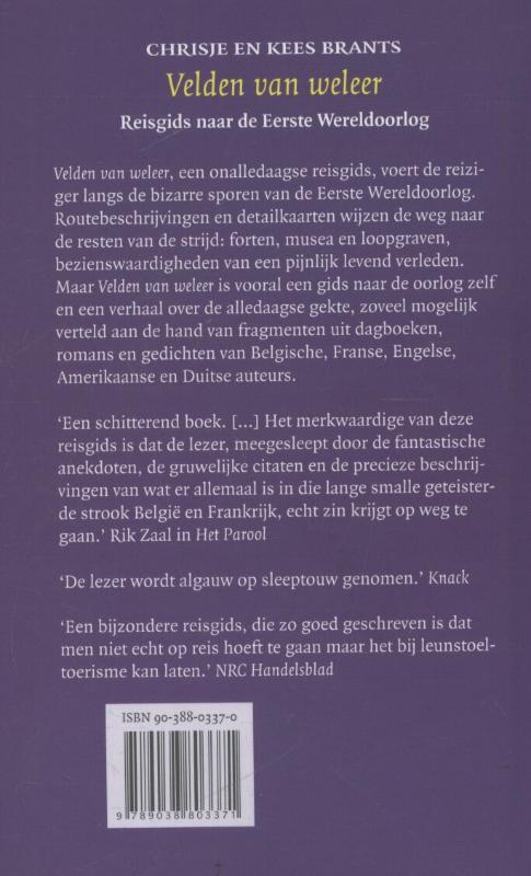 Achterkant van Velden van weleer