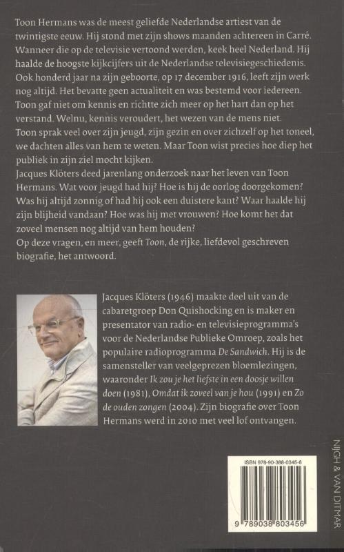Achterkant van Toon