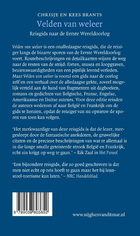 Achterkant van Velden van weleer