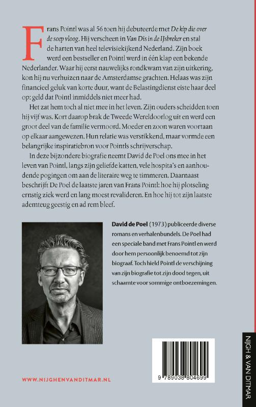 Achterkant van De schrijver die over de soep vloog