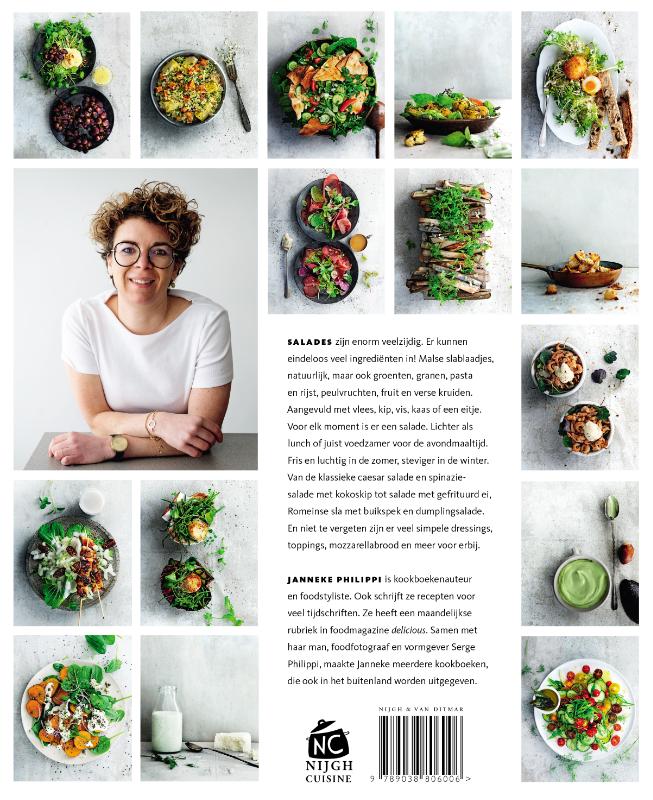 Achterkant van Salade