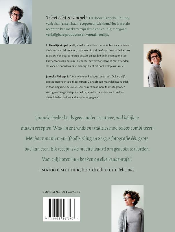 Achterkant van Heerlijk simpel