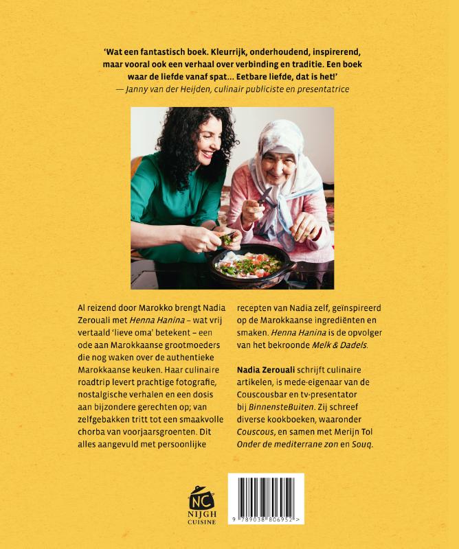 Achterkant van Henna Hanina