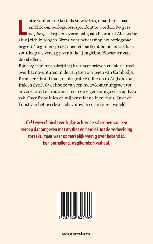 Achterkant van Gekkenwerk