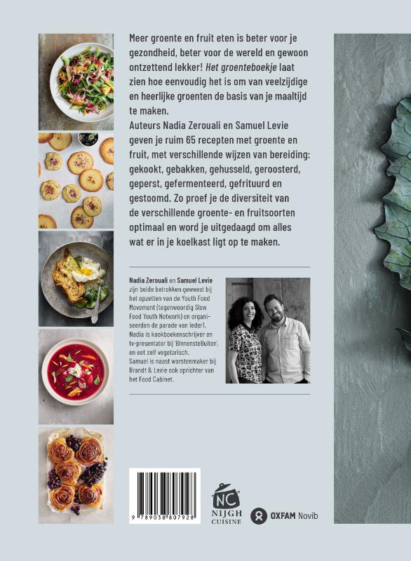 Achterkant van Het groenteboekje