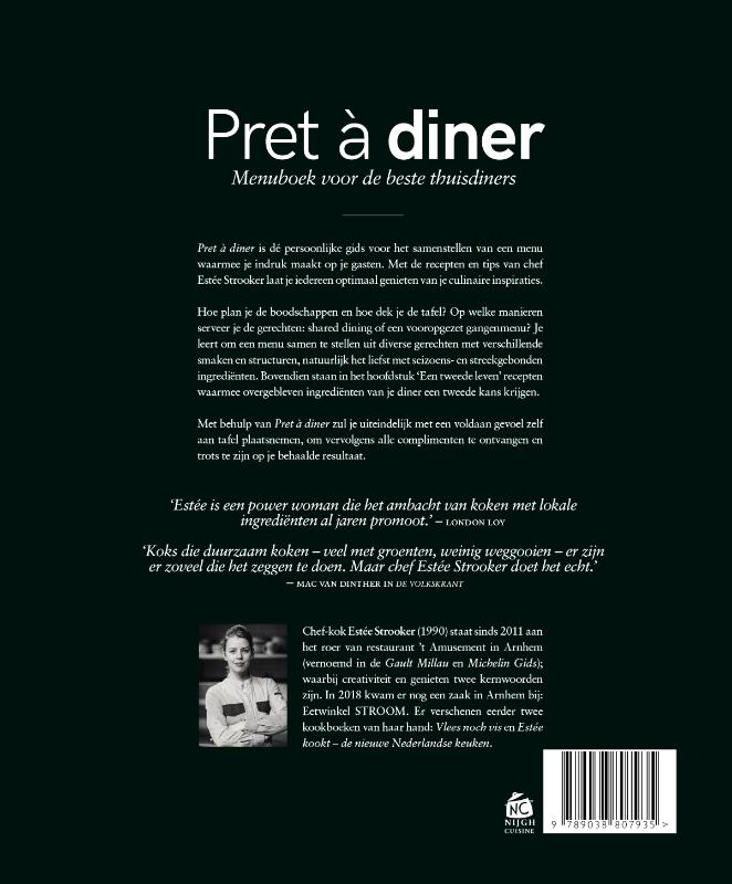 Achterkant van Pret à diner