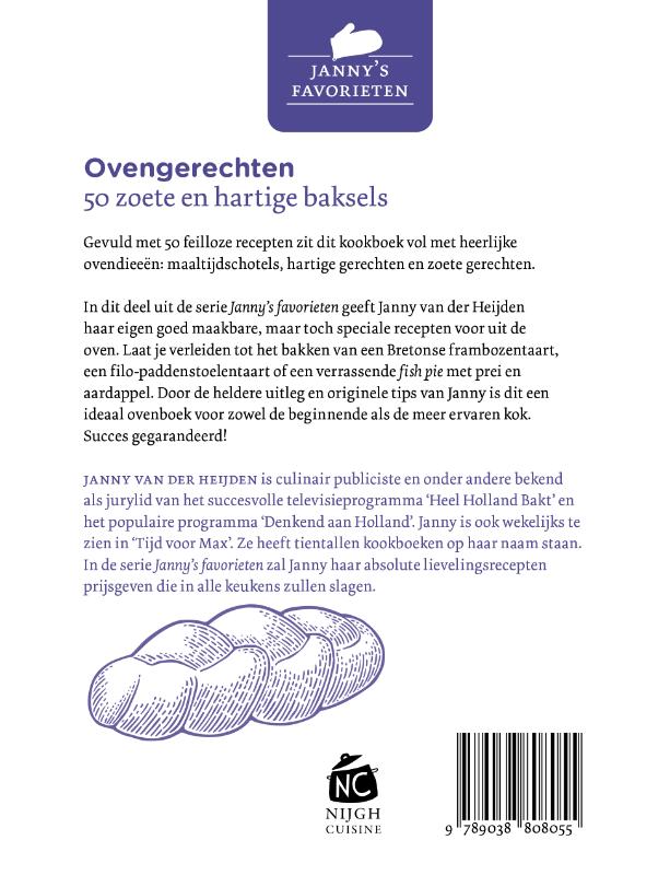 Achterkant van Ovengerechten