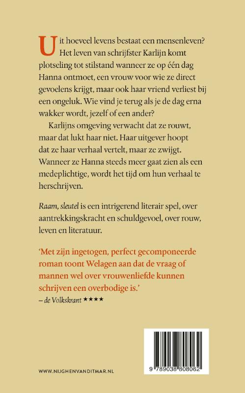 Achterkant van Raam, sleutel