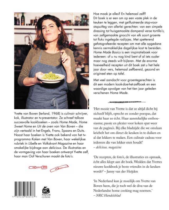 Achterkant van Home Made Basics