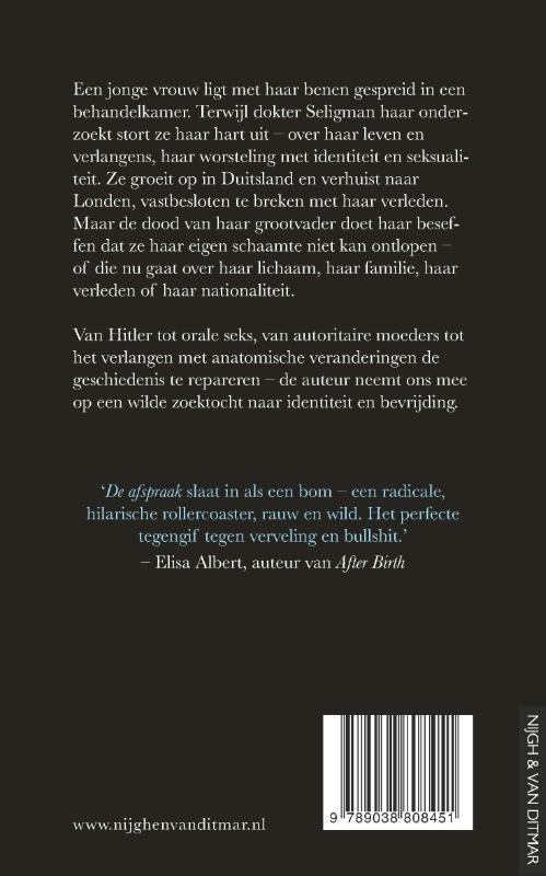 Achterkant van De afspraak