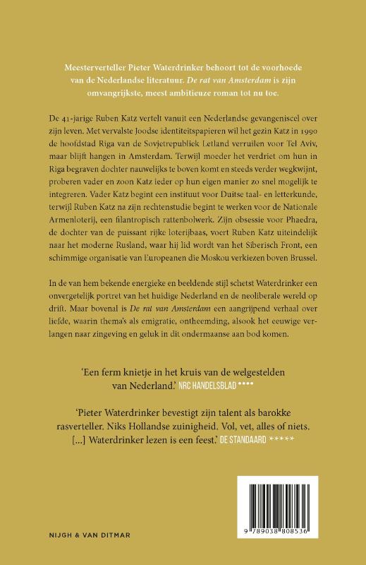 Achterkant van De rat van Amsterdam