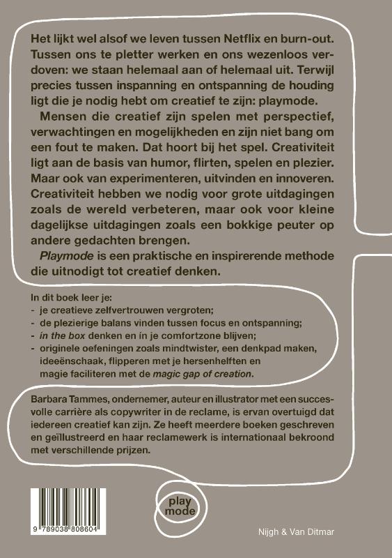 Achterkant van Playmode