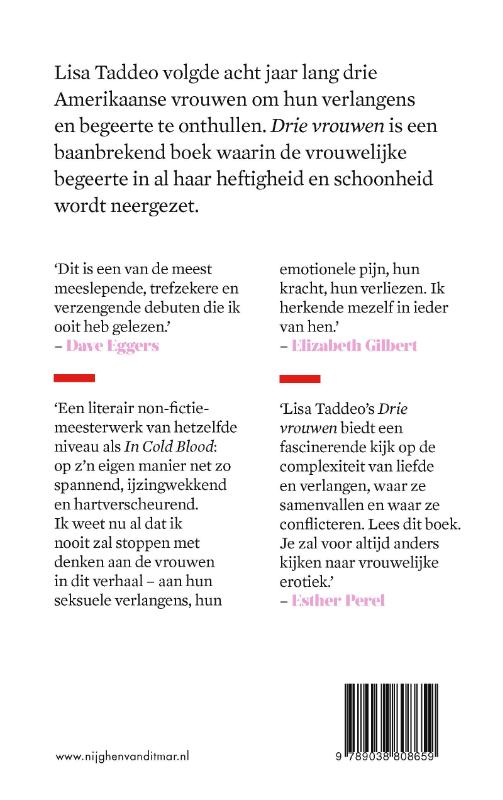 Achterkant van Drie vrouwen