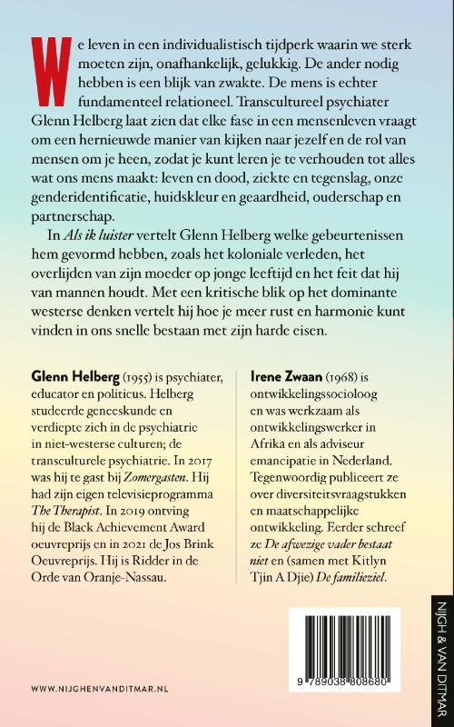Achterkant van Als ik luister