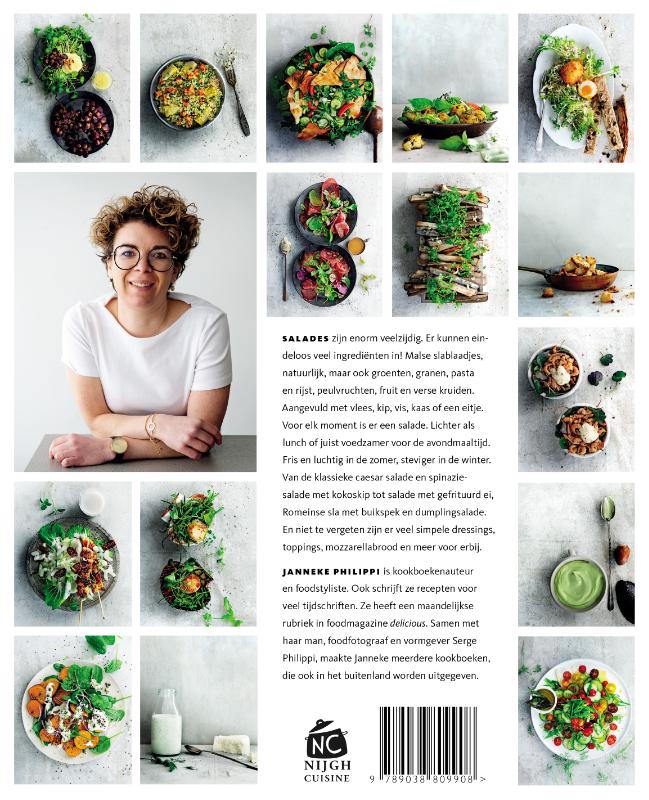 Achterkant van Salade