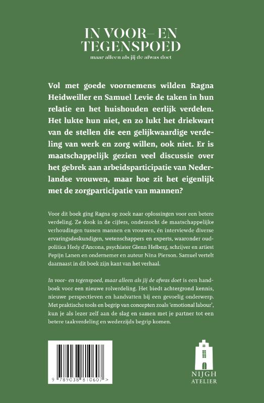 Achterkant van In voor- en tegenspoed (maar alleen als jij de afwas doet)