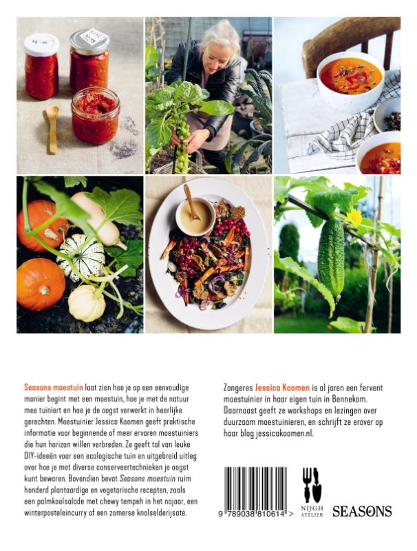 Achterkant van Seasons moestuin