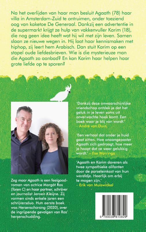 Achterkant van Zeg maar Agaath