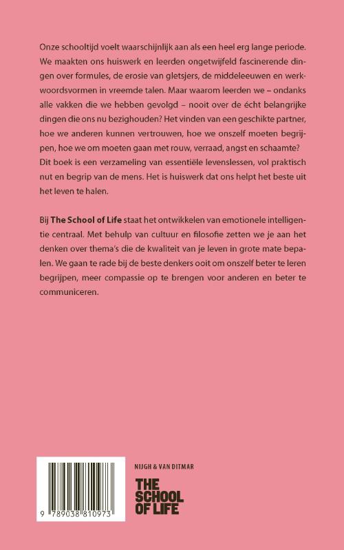 Achterkant van Wat je op school niet hebt geleerd