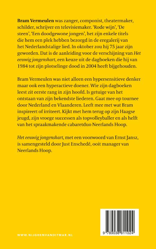 Achterkant van Het eeuwig jongenshart