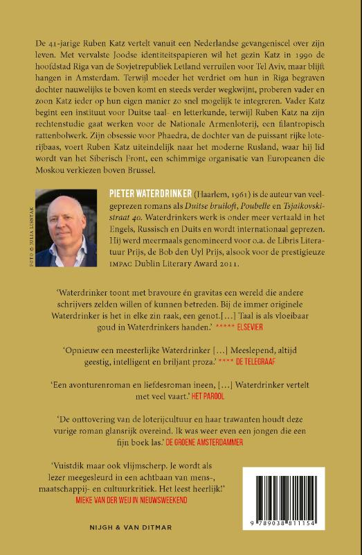 Achterkant van De rat van Amsterdam