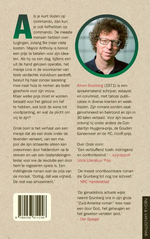 Achterkant van Onze oom