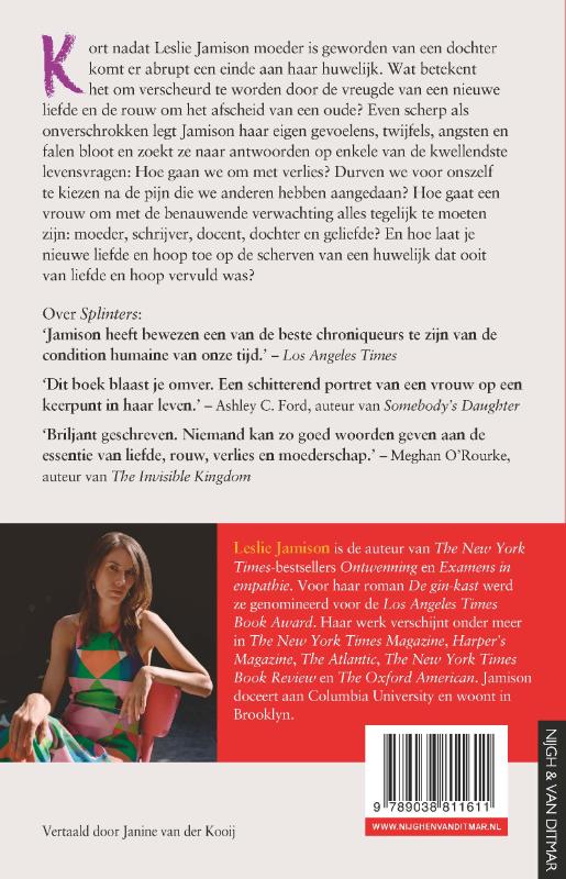 Achterkant van Splinters