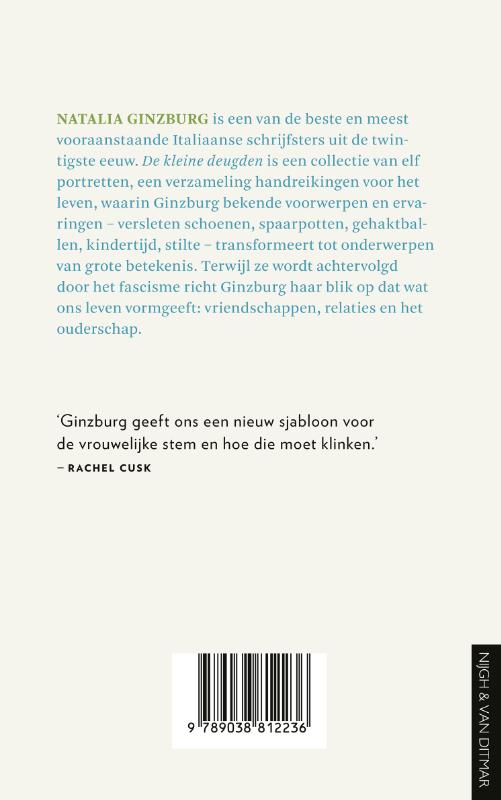 Achterkant van De kleine deugden