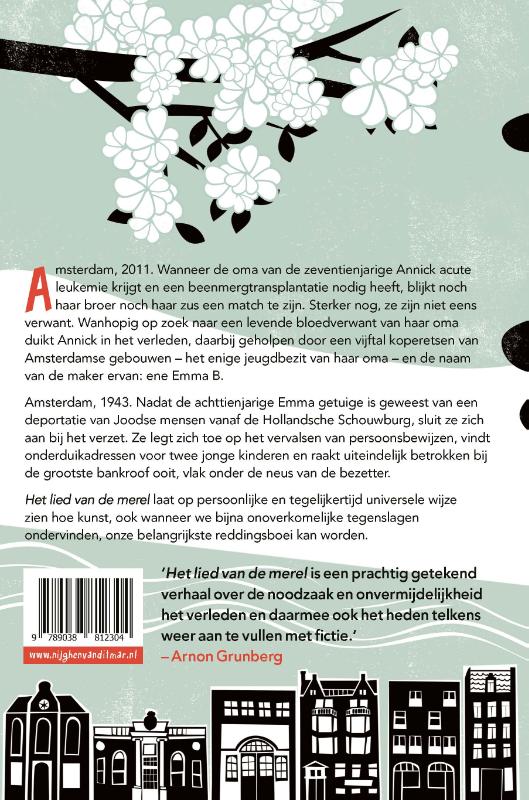 Achterkant van Het lied van de merel