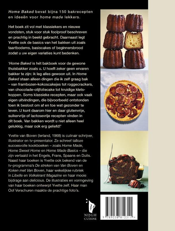 Achterkant van Home Baked