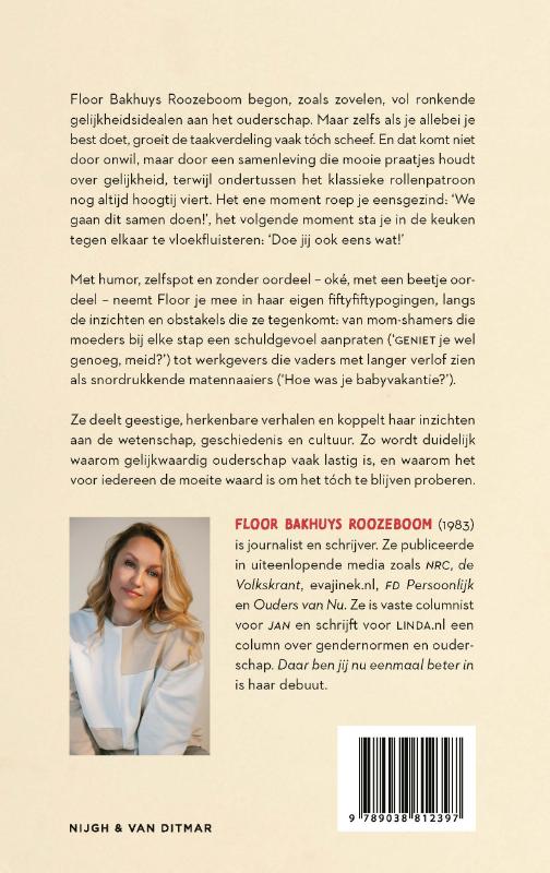 Achterkant van Daar ben jij nu eenmaal beter in