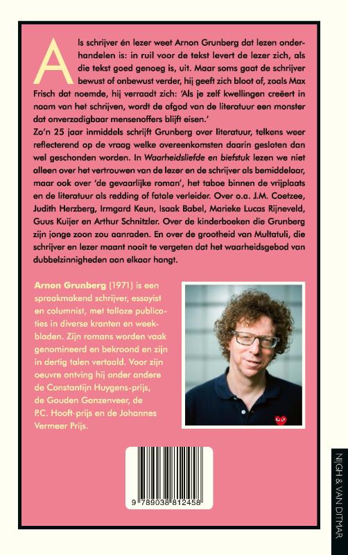 Achterkant van Waarheidsliefde en biefstuk