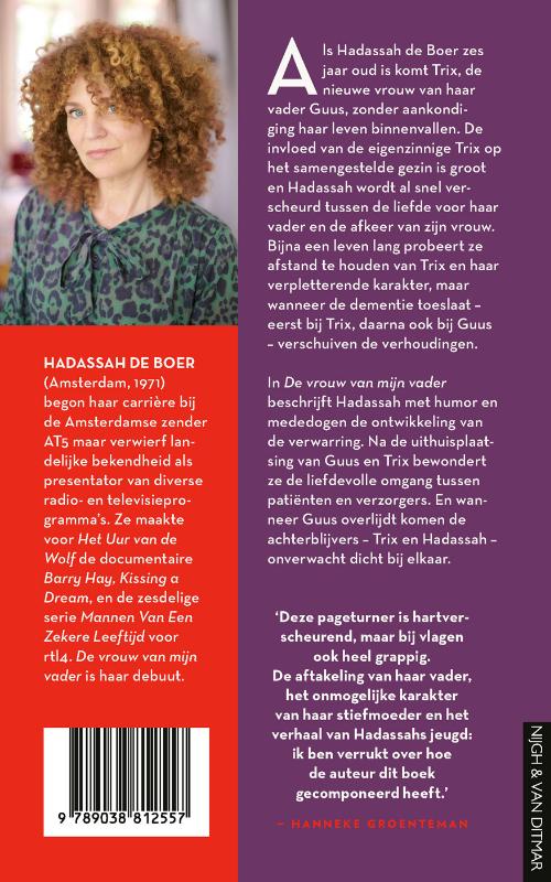 Achterkant van De vrouw van mijn vader