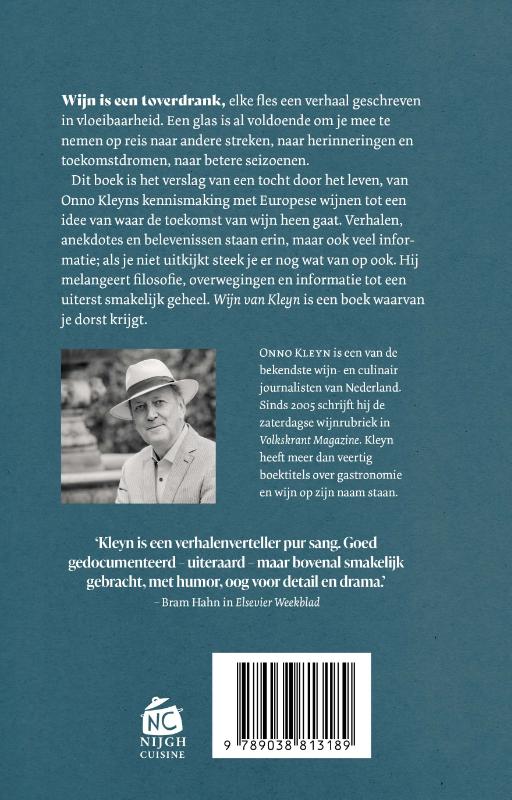 Achterkant van Wijn van Kleyn