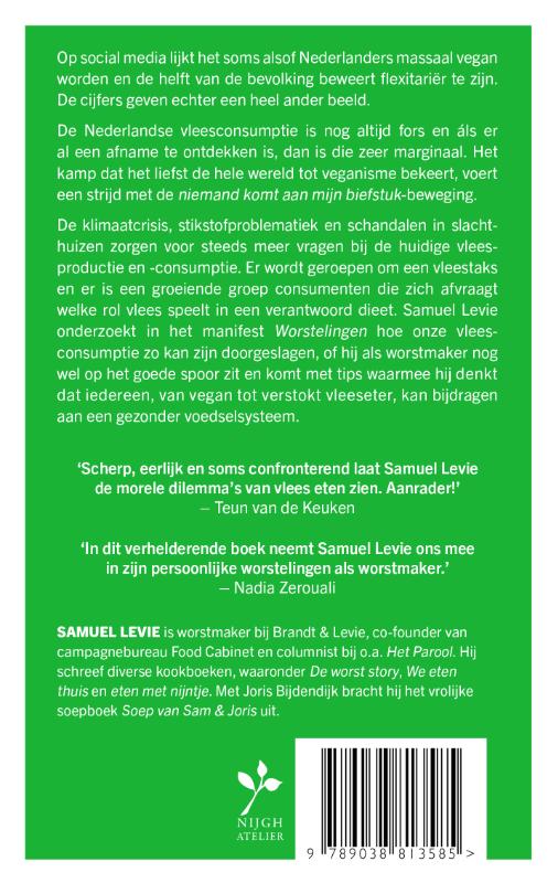 Achterkant van Worstelingen
