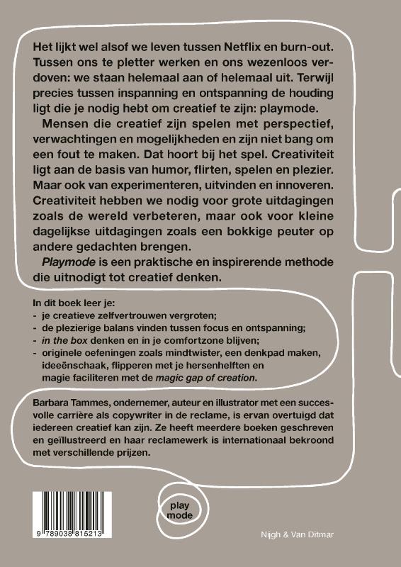 Achterkant van Playmode