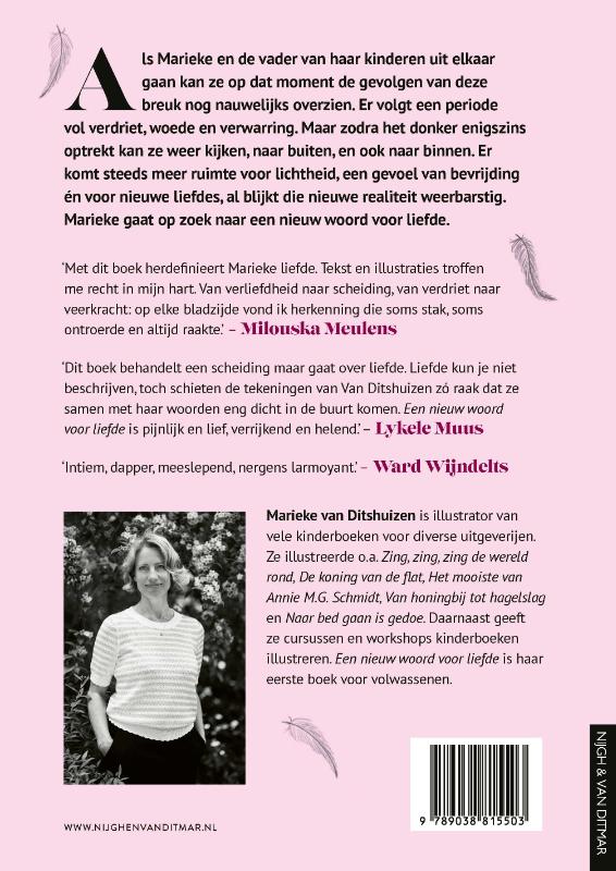 Achterkant van Een nieuw woord voor liefde