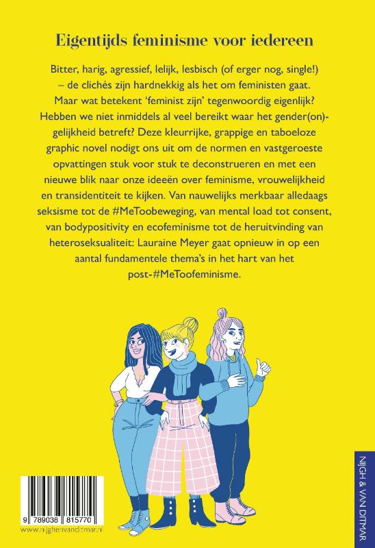 Achterkant van Feminists in progress
