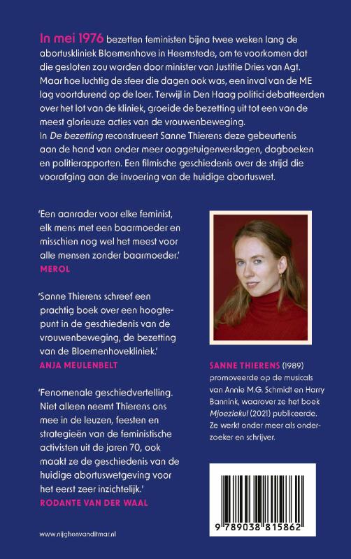 Achterkant van De bezetting