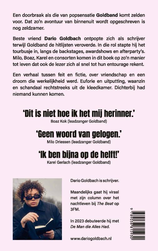 Achterkant van Goldband