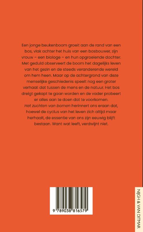 Achterkant van Het zuchten van bomen