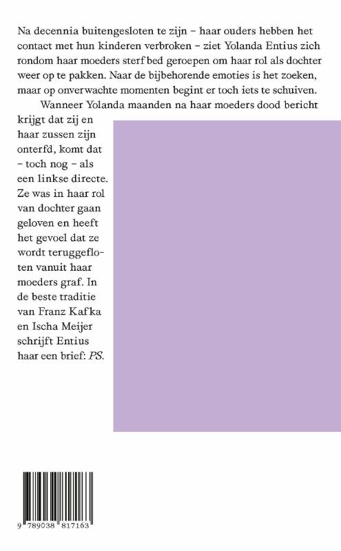 Achterkant van PS
