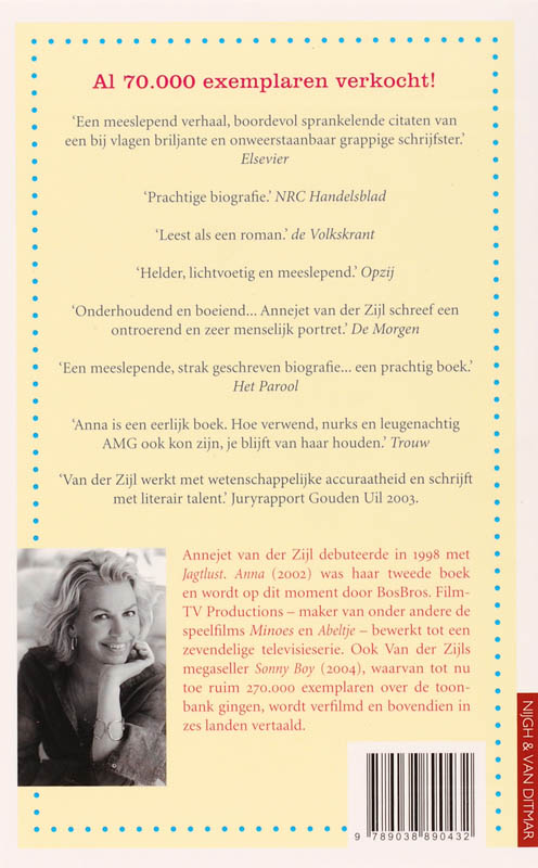 Achterkant van Anna