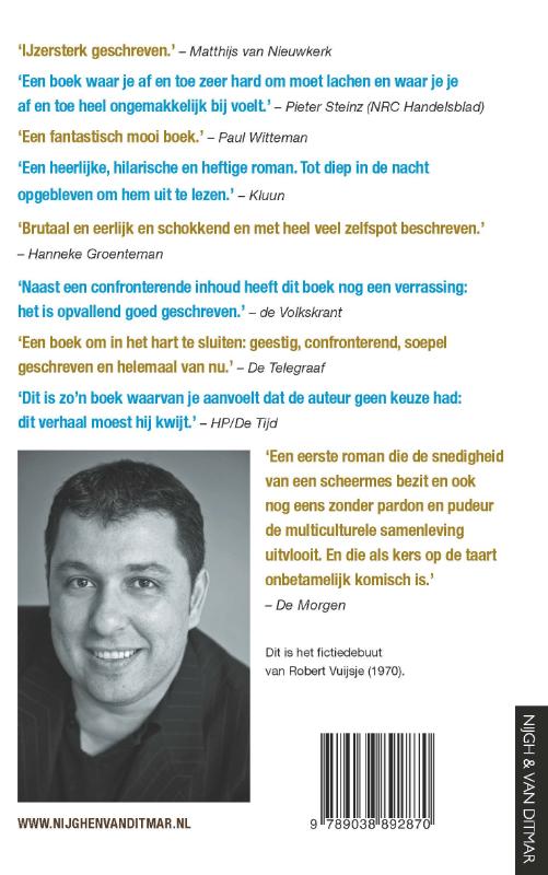 Achterkant van Alleen maar nette mensen