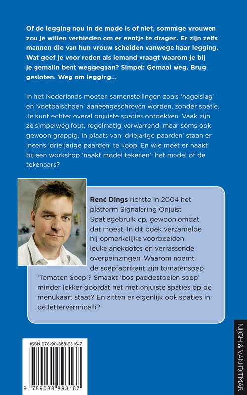 Achterkant van Weg om legging