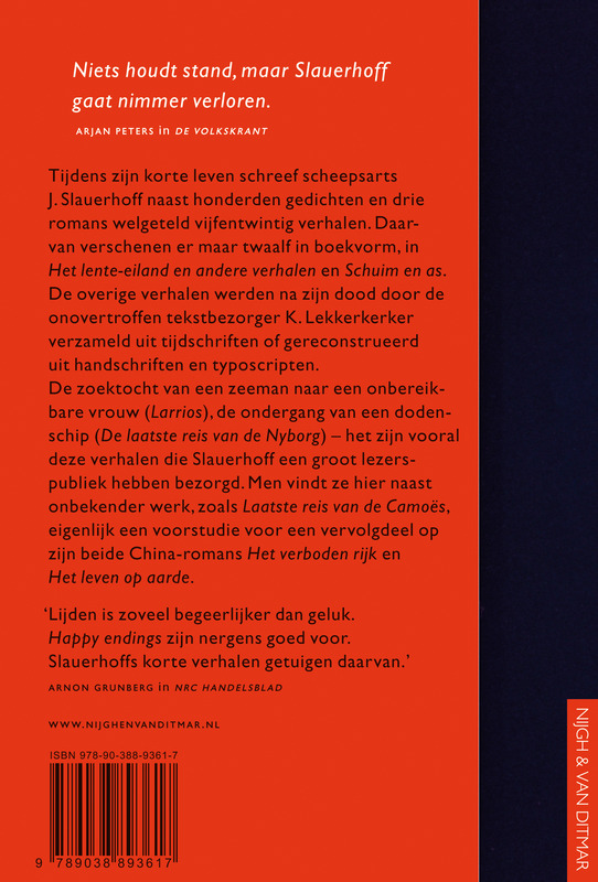Achterkant van Alle verhalen