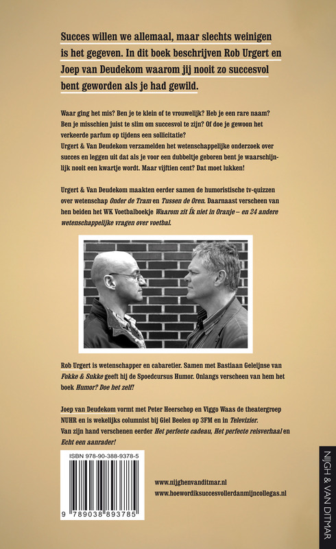 Achterkant van Hoe word ik succesvoller dan mijn collega s?