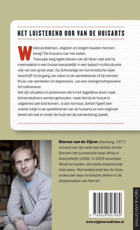 Achterkant van Is dat normaal, dokter?