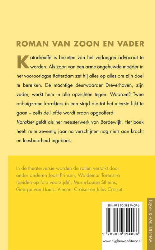 Achterkant van Karakter